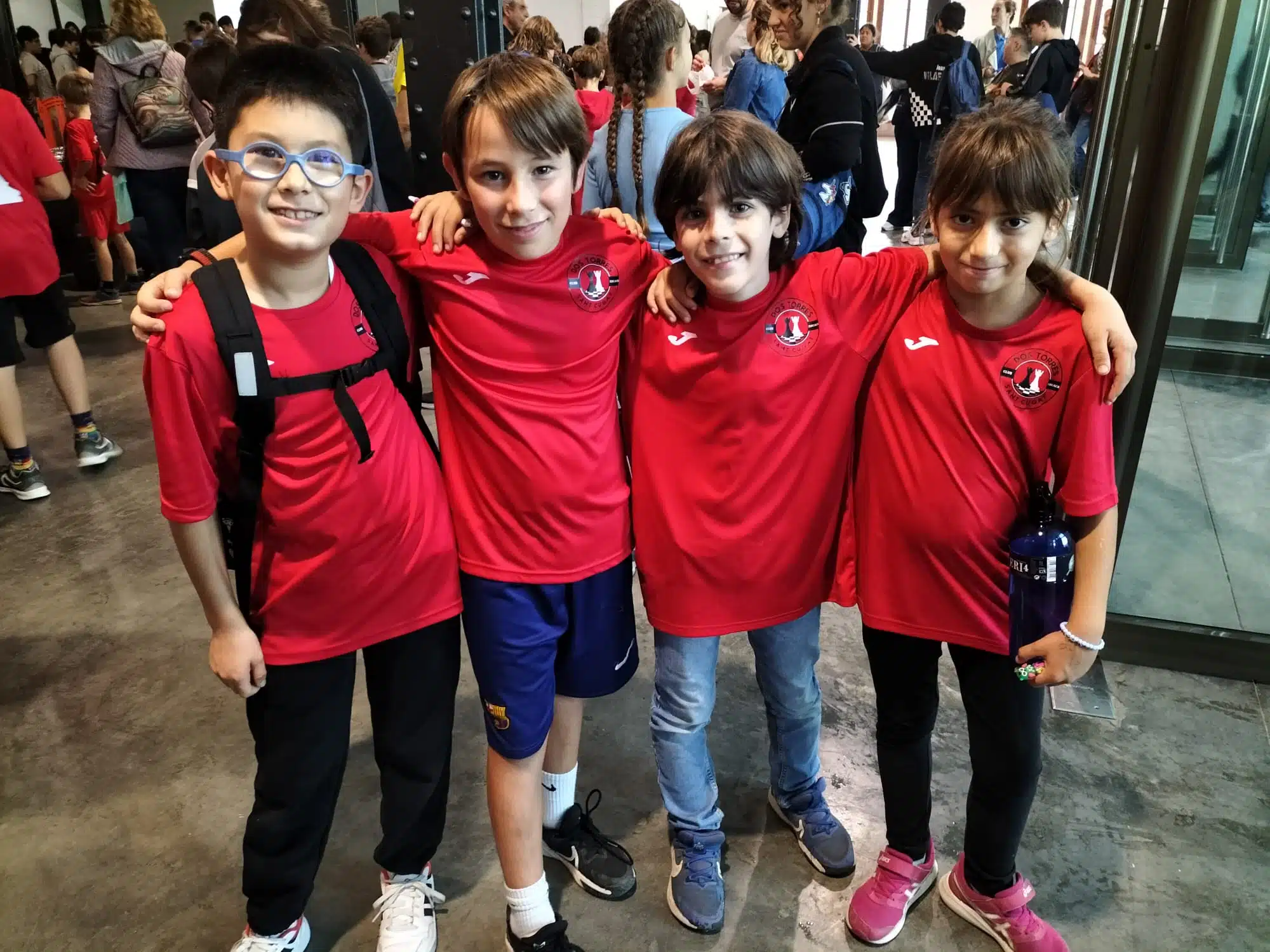 Foto grupal DEL Club d'escacs Dos Torres de Sant Cugat