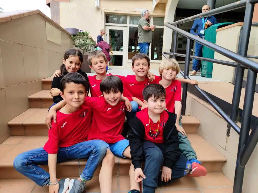Jugadors sub8 del dos Torres de Sant Cugat