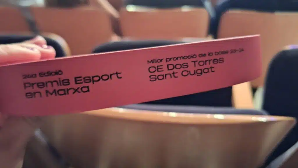 Invitació a la nit d'esports de sant cugat