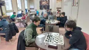 Primera jornada de lliga d'escacs 2026 al club d'escacs dos torres de sant cugat