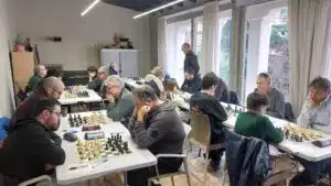 Primera jornada de lliga d'escacs 2026 al club d'escacs dos torres de sant cugat