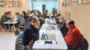 Primera jornada de lliga d'escacs 2026 al club d'escacs dos torres de sant cugat