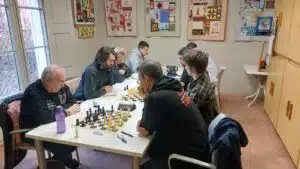 Primera jornada de lliga d'escacs 2026 al club d'escacs dos torres de sant cugat