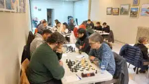 Primera jornada de lliga d'escacs 2026 al club d'escacs dos torres de sant cugat