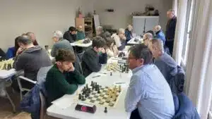 Primera jornada de lliga d'escacs 2026 al club d'escacs dos torres de sant cugat