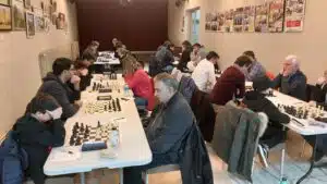 Primera jornada de lliga d'escacs 2026 al club d'escacs dos torres de sant cugat
