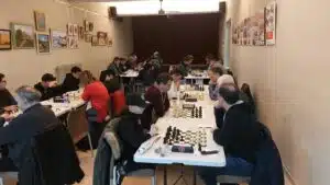 Primera jornada de lliga d'escacs 2026 al club d'escacs dos torres de sant cugat