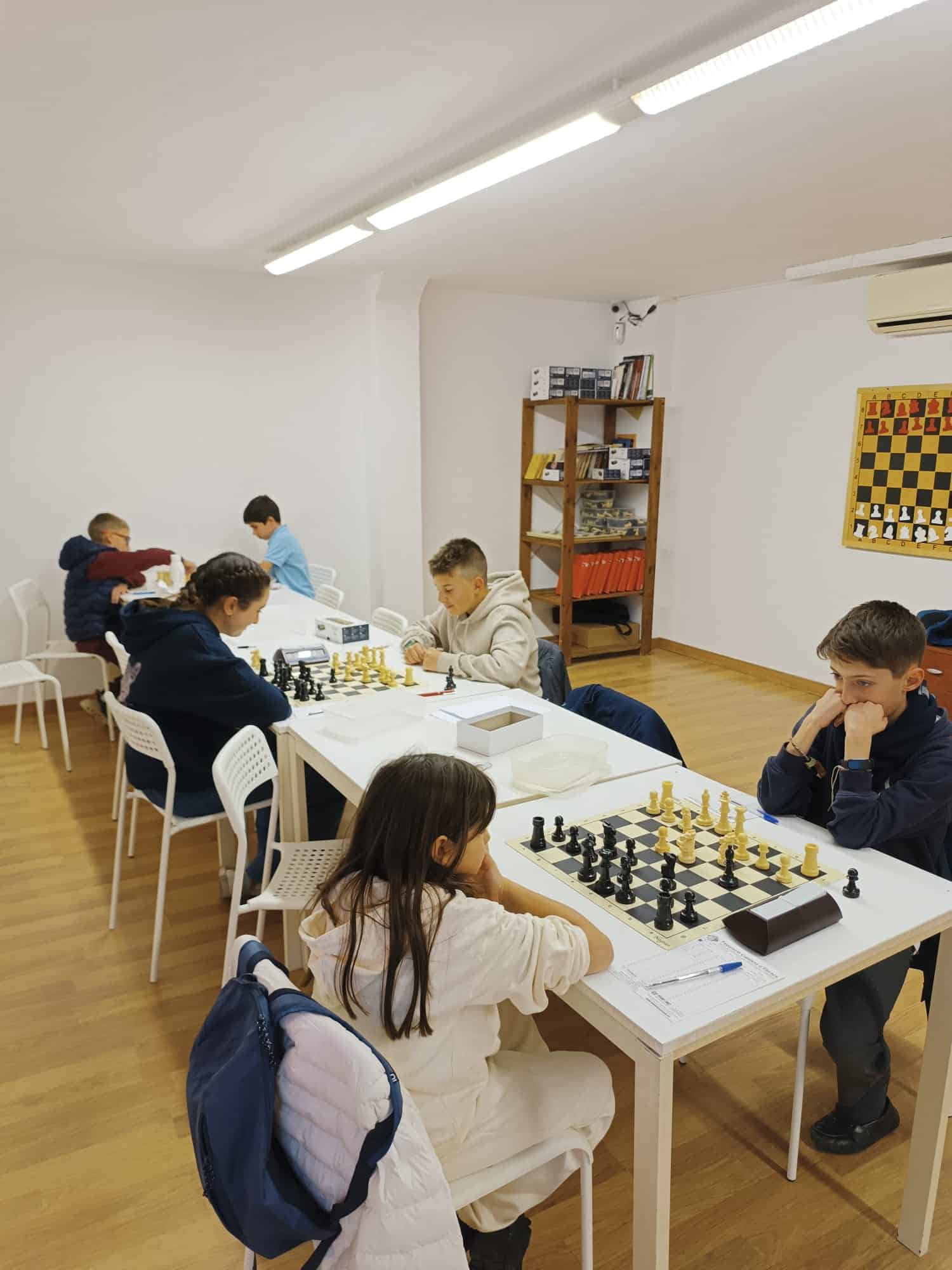 Classe amb Michael Rahal a l'Escola d'Escacs de Sant Cugat