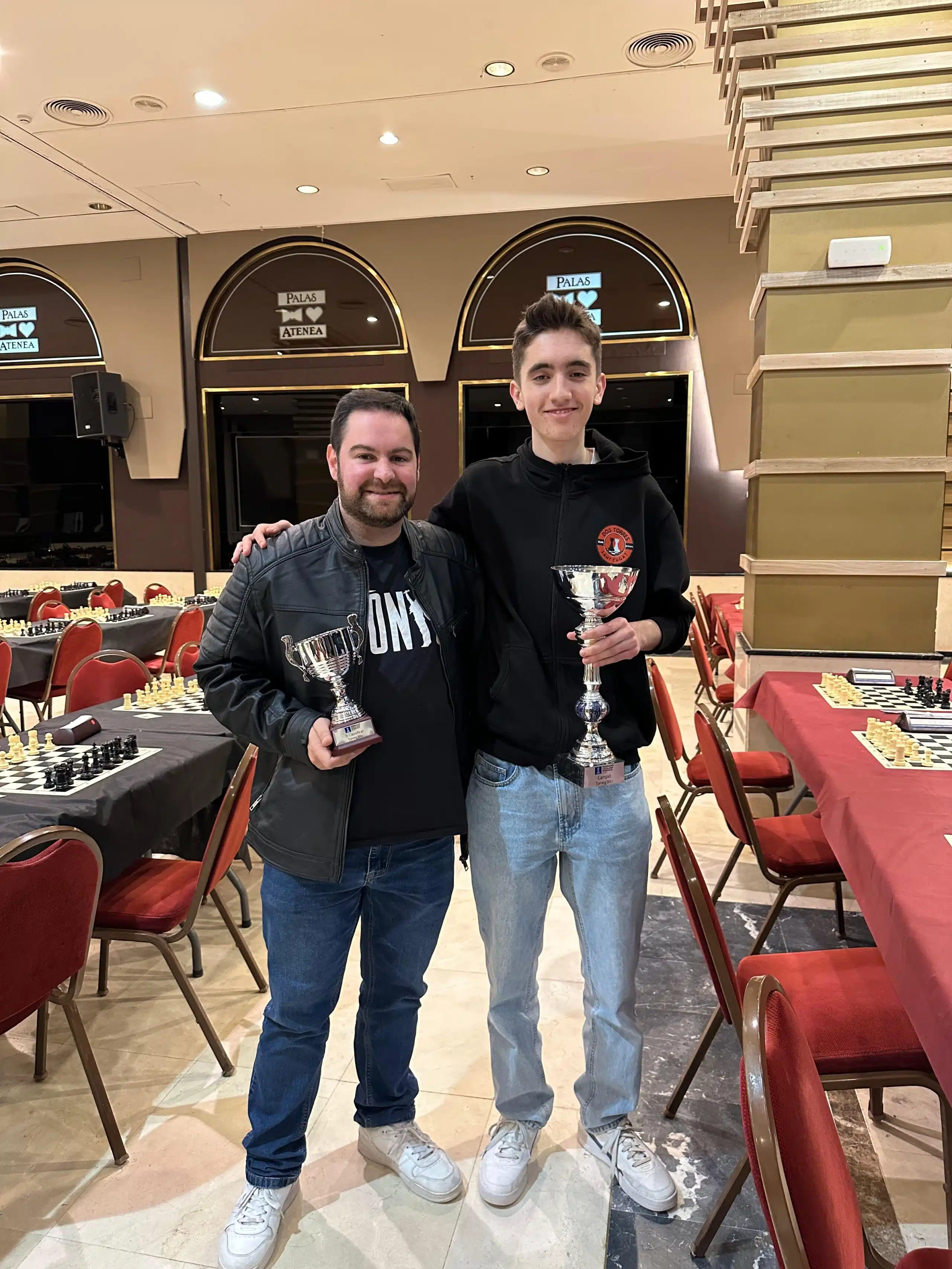 Finals Catalunya escacs Adrià Campos i Marc Lozano campions de blitz