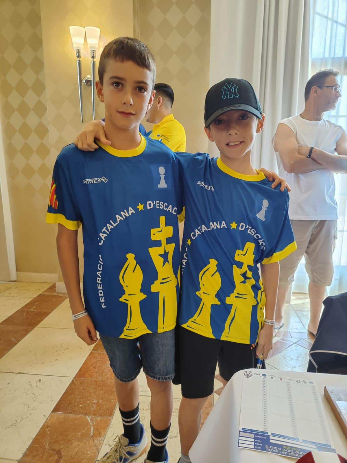 Guiu Morera i Teo Molinero al Campionat d'Espanya Sub10