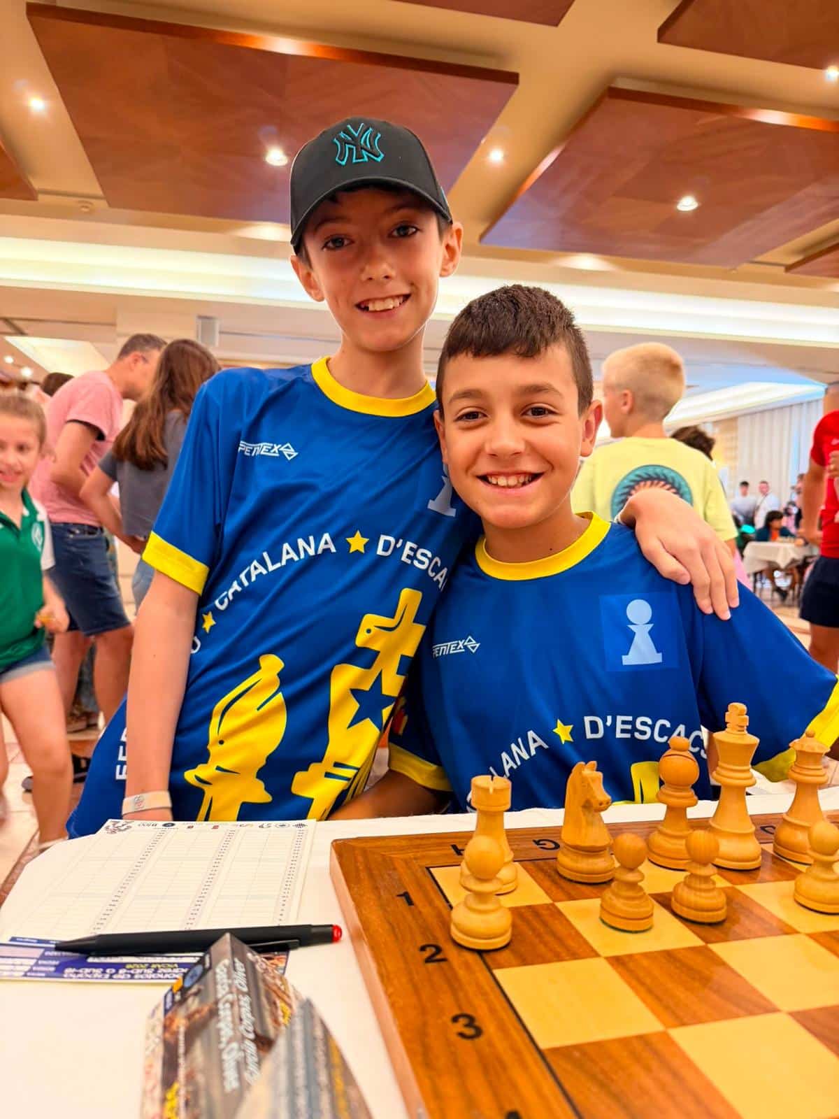 Teo Molinero i Oliver Garcia al Campionat d'Espanya Sub10